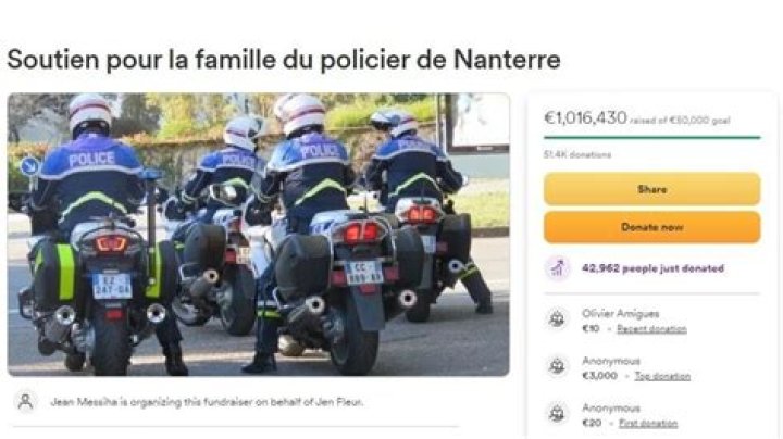 Soutien Pour La Famille Du Policier De Nanterre